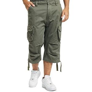 Brandit heren Korte broek met zakken Brandit Urban Legend 3/4 Shorts, Olijf