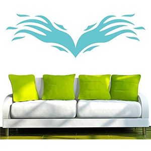 INDIGOS UG 4051095095248 muursticker W679, turquoise, 120 x 66 cm, grootte 120 cm