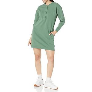 Amazon Essentials Robe sweat-shirt Henley en tricot pour femme (disponible en grande taille), vert sauge, taille 2X