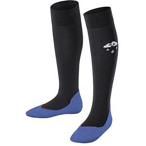 FALKE Unisex Kids Active Rainboot lange dikke thermische sokken ademende krullende zolen sneldrogend klimaatregulering anti-geur wol functioneel garen 1 paar, Blauw (Indigo Melange 6227)