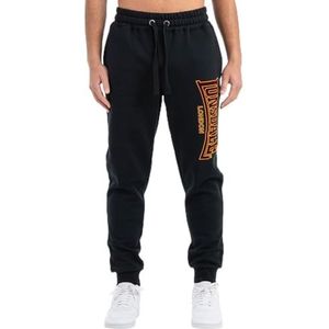 Lonsdale Blackley Joggingbroek voor heren, zwart/donkergrijs/geel