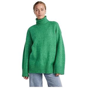 PIECES Pcnancy Ls Losse Roll Neck Knit Noos Bc Sweater Dames, Munt