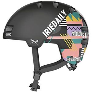 ABUS - Skurb ACE Urban helm Elegante fietshelm voor dagelijks gebruik, skaten, BMX of longboard, zwart, maat M