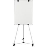 Bi-Office Earth Kyoto mobiel magnetisch conferentiebord 70 x 100 cm (euroformaat), gepoedercoat stalen oppervlak, droog afwisbaar, aluminium frame