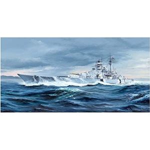 1:350 Trumpeter 05358 German Bismarck Battleship Plastic Modelbouwpakket