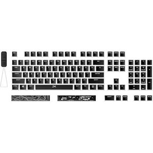 HyperX Pudding Keycaps 2 - Complete set PBT - 112 toetsen - zwart