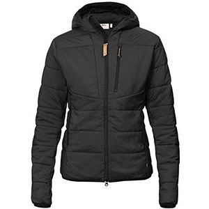 Fjällräven Keb Damestrui met gevoerde capuchon, zwart.