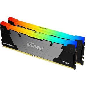 Kingston Fury Renegade RGB 16 GB 3600MT/s DDR4 CL16 DIMM (set van 2) desktopgeheugen - KF436C16RB2AK2/16