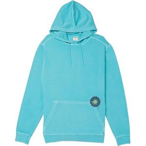 Hurley Lichtgewicht Terry Fleece Po Sweatshirt met capuchon voor heren, groen (Harbor Green)