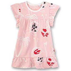 Sanetta jurk baby meisje jurk, roze (38099)