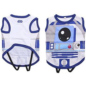 CERDÁ LIFE'S LITTLE MOMENTS - For Fan Pets T-shirt R2-D2 voor honden – officieel Star Wars gelicentieerd product, blauw