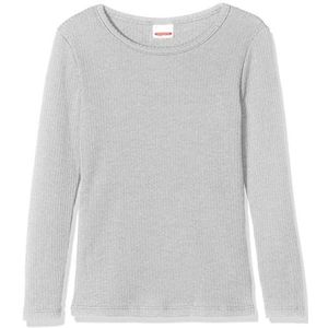 Damart - Uniseks T-shirt, lange mouwen, thermolactyl-top, wollig mesh met zacht gevoel - warmtestand 3, Grijs (grijs gemêleerd 56700-11011-)