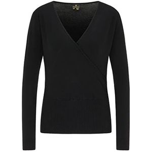 DreiMaster Klassik Dames gebreide trui, zwart, XL-XXL, zwart.