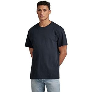 G-STAR RAW losse t-shirt voor heren, Salute blauw C336-c742