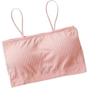 Summer Pink hemdje lingerie slanke sectie - mooie pure katoenen beha maat L