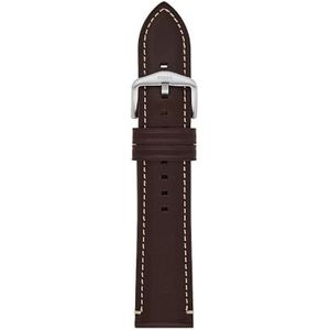 FOSSIL - STRAP BAR - armband van kunstleer voor heren - S221496, bruin, armband, Bruin, Armband