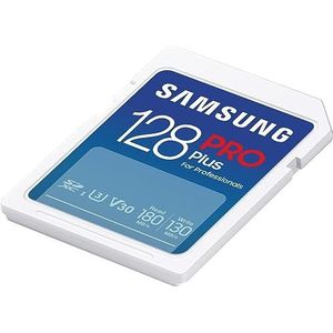 Samsung PRO Plus - SD-kaart 128 GB - 180 & 130 MB/s - heugenkaart camera
