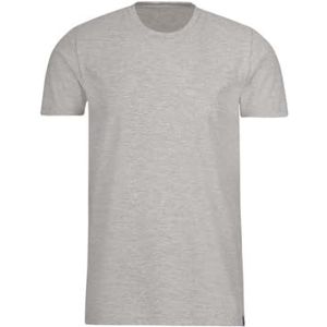 Trigema Heren Slim Fit T-shirt van Deluxe katoen, Grijs Chinees