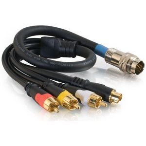 Cables To Go RapidRun kabel 3 RCA YRW + S-Video 2 m