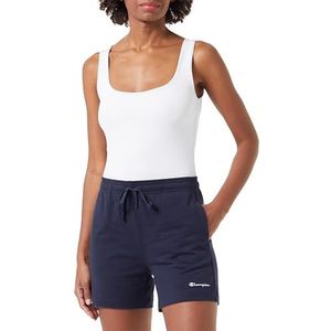 Champion Legacy Icons W-Small Script Logo Pro Short en jersey pour femme, bleu marine, XXL