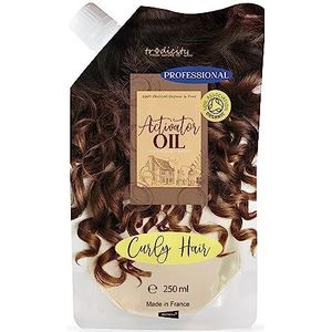 Curly Activator Olie Krullend en Golvend Haar Behandeling Anti-Krullen, Hydraterend en Definieur. Elastische Krullen. Anti-Frizz en Styling Haar - 250 ml