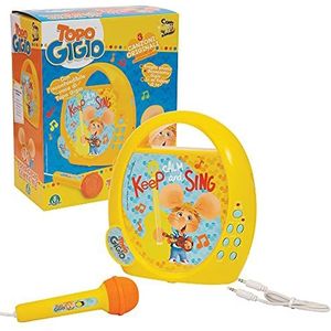 Gigio-muis – zing overal met Gigio-muis en zijn 3 originele liedjes en zijn ongeëvenaarde stem met opname- en luisterfunctie, waardevolle games, TPG27000