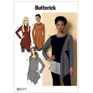 Butterick Patterns 6377 E5 tuniek voor dames, meerkleurig, 17 x 0,5 x 22 cm