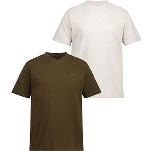 JP 1880 T- Shirt Homme, Écorce, 4XL