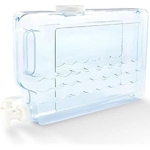 Arrow Home Products 00744 Slimline drankcontainer, 10 liter, transparant, slank design (Slimline) 1.25-Gal Clear-white Top/spigot