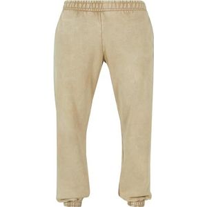 Urban Classics Pantalon de jogging délavé pour homme - Disponible dans de nombreuses couleurs différentes - Tailles S à 5XL, Beige union, 4XL