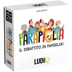 Ludic Parapiglia Het Familiedebat It56161 Gezinsspel voor 3-8 spelers, gemaakt in Italië