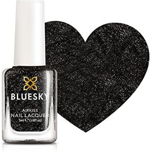 Bluesky Kindernagellak Rock Star zwart glitter bont gemakkelijk verwijderbaar niet-giftig op waterbasis geurneutraal 5 ml