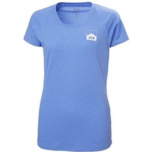 Helly Hansen W Nord Graphic Drop T-shirt voor dames, 620 Skagen blauw gemêleerd