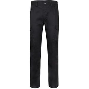 VELILLA Werkbroek - Zwart - Slim Fit Multipocket, zwart.