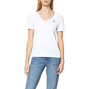 Lacoste TF8392 Dames T-shirt, Wit, 40