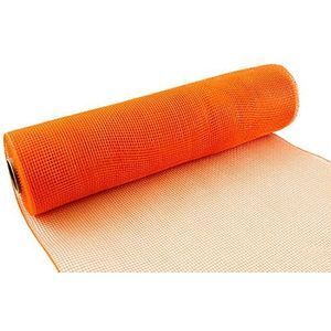 Eleganza Deco Mesh Nr. 04 kunststof net 25 cm x 9,1 m, oranje