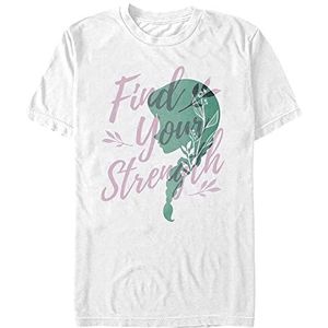 Disney T-shirt met korte mouwen Unisex Frozen-Strength SIL Anna Organic, wit, S, Weiss