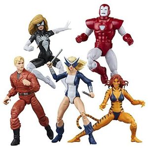 Hasbro Marvel Legends Series, 5 stuks 15 cm The West Coast Avengers stripfiguren