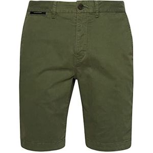 Superdry Studios Core Bermuda Chino Shorts voor heren, Tijm/tijm