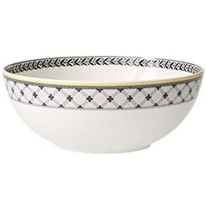 Villeroy & Boch Audun Farm porseleinen schaal, 20 cm, 1,25 l, wit/grijs