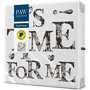 PAW papieren servetten - 3-laags (33 x 33 cm) | 20 stuks | ideaal voor dagelijks gebruik en voor speciale gelegenheden en feesten. En speciale gelegenheden | | Kleur: tijd voor stippen