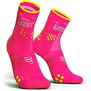 Compressport - CompresSport – sokken – Racing Socks V3.0 Ultralite, Roze