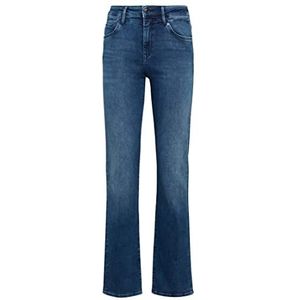 Mavi Kendra dames jeans, Indigoblauw Sateen Str