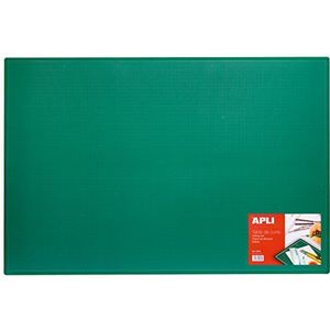 Apli 013563 snijmat van pvc, 900 mm x 600 mm x 2 mm, groen