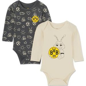 Borussia Dortmund Bvb Print Baby Bodysuit Set Uniseks Baby (Set van 2)