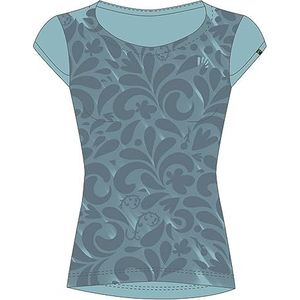 Karpos Loma Print W Jersey T-Shirt Femme, Aigue-marine/Spring Lake, S