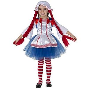 Dress Up America Poppenkostuum van doek, maat 3-4 jaar (maat 66-71, lengte 91-99 cm), meerkleurig (meerkleurig), Eén maat, meerkleurig (meerkleurig), Eén maat, meerkleurig (meerkleurig)