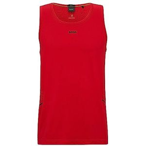 BOSS Tank Active 1 T-shirt voor heren, Medium Red610