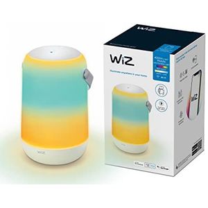 WiZ Tunable Draagbare tafellamp, wit en kleur, dimbaar, 16 miljoen kleuren, met intelligente app- en spraakbesturing via wifi