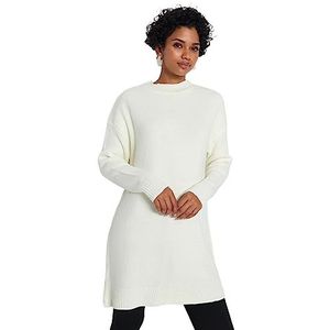 Trendyol Sweater-Ecru-Regular Fit Femme, ecru, XL